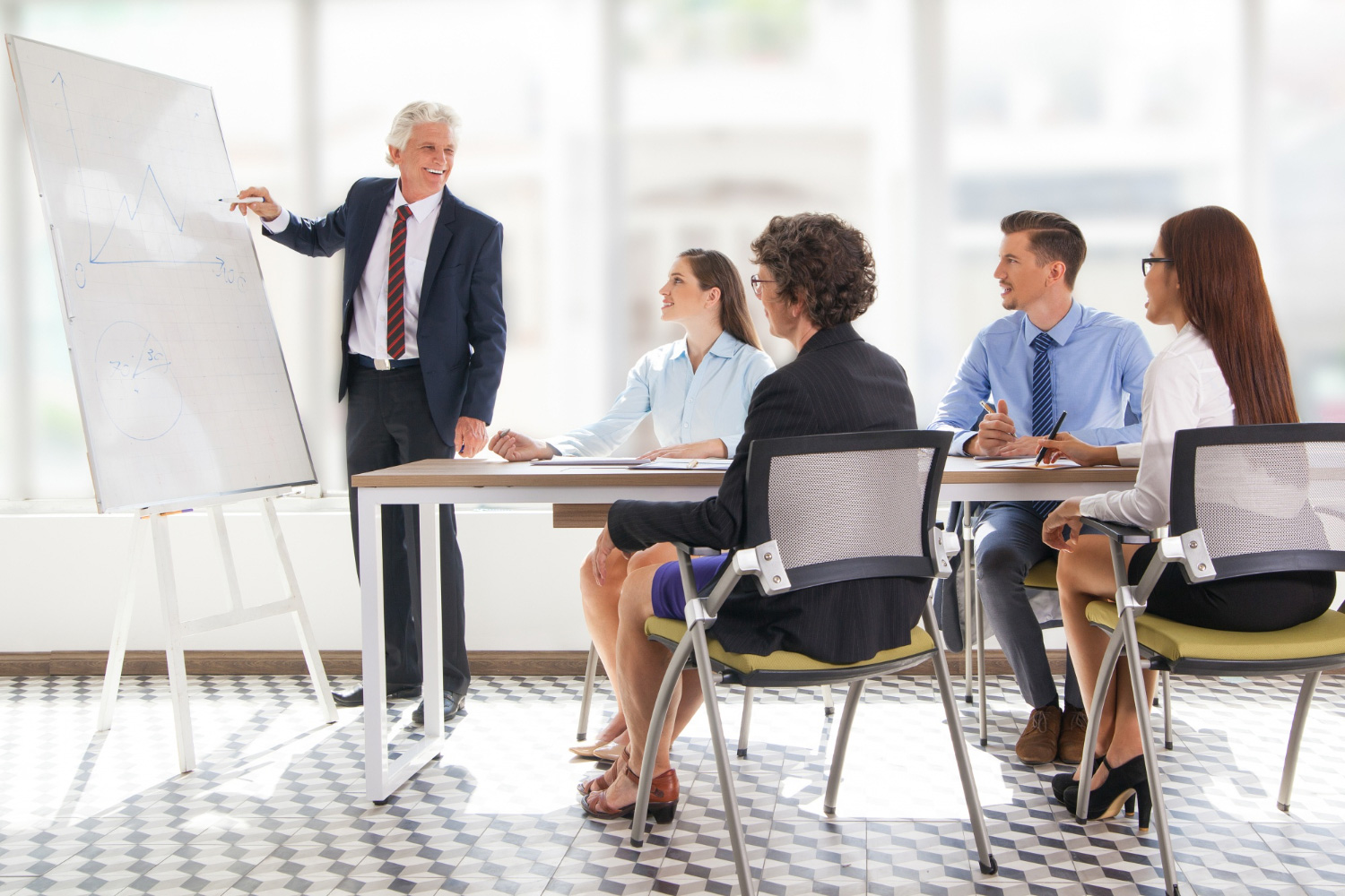People upskilling together